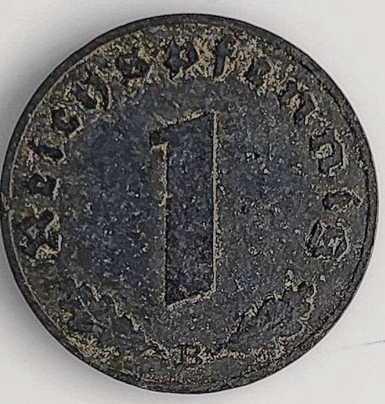 1942 | B | 1 Reichspfennig | Germany | 17 mm Coin