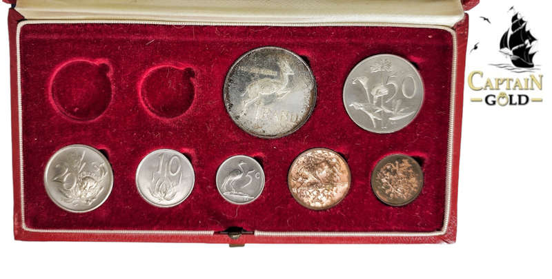 1968 | South African | Excluding Gold Coins | Long Proof Set | Red Box