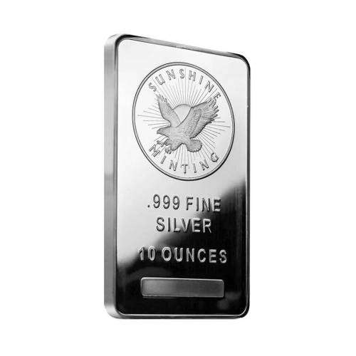 10oz Sunshine Minting BAR | Pure (999) Fine Silver Investment | Only For RoeArn3960