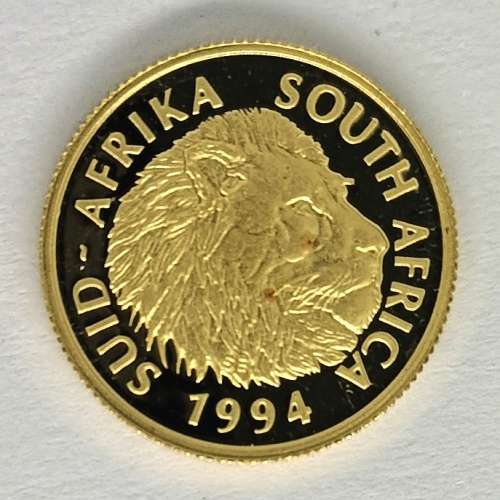 1994 | Natura | The Lion | 1/10 oz | 24 Carat 999.9 Au | Proof | Gold Coin | No Reserve