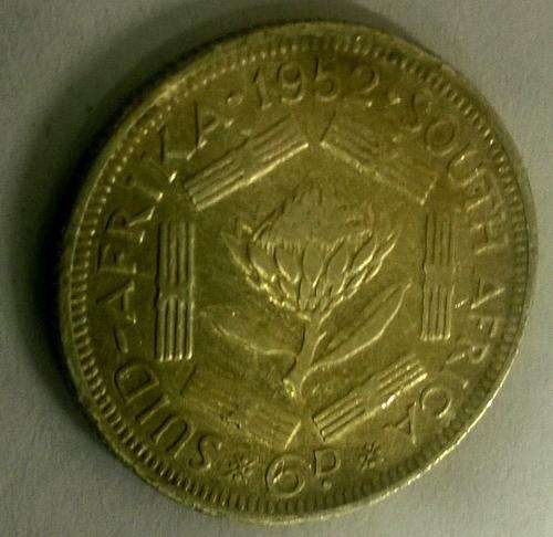 1952 6D 50 % Silver !! Complete your collection ...