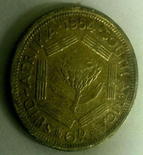 1954 6D 50 % Silver !! Complete your collection ...