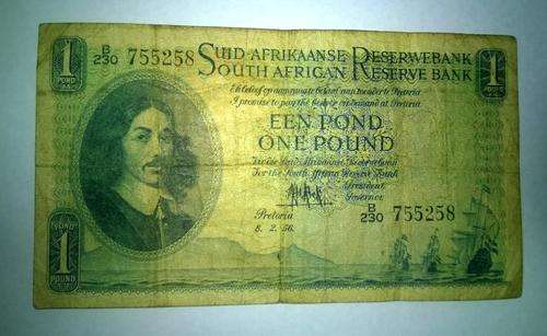 1956 1 POND bank note!!! stunning note ,have a look