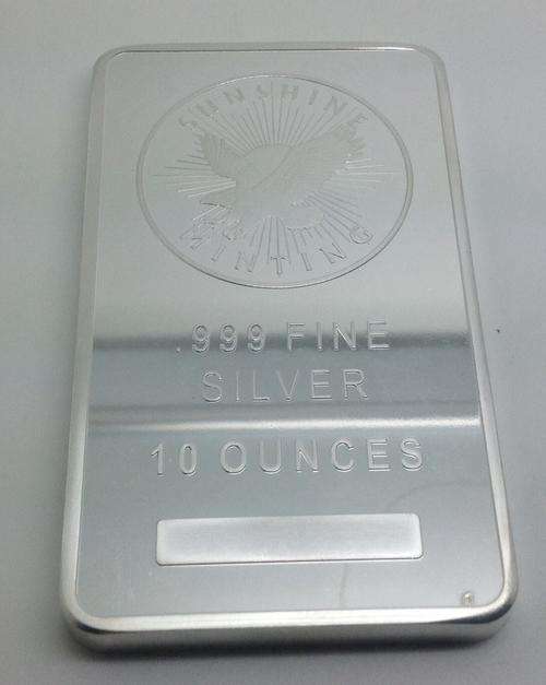 *** Silver Bullion Sale *** 10 oz .999 Fine Silver Bar Up For Grabs *** Investment Opportunity ***