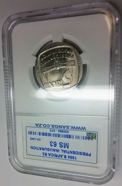 MS63 Graded 1994 Presidential inauguration R5 ..get them while the prices are low $$$