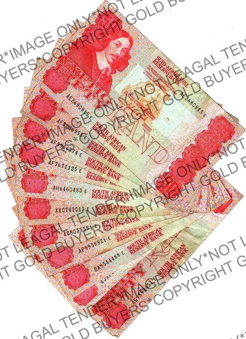 SA bank notes R50 GPC de Kock ** R1 Start bid per note to take the lot