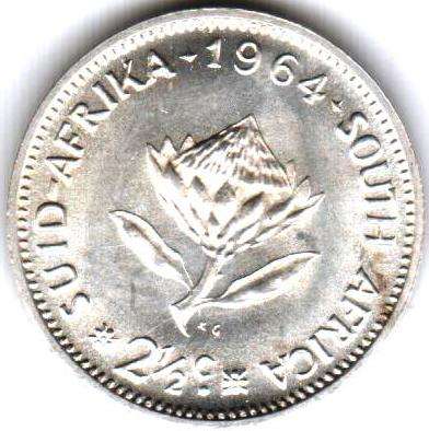 ***WOW***UNC 1964 Silver 2 1/2 cent !!!