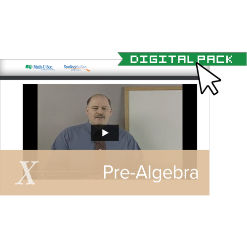RSA Pre-Algebra - Digital Pack MATH-U-SEE