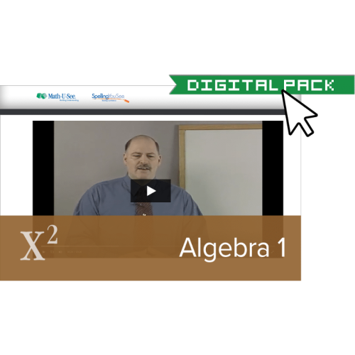 RSA Algebra 1 - Digital Pack - MATH-U-SEE (Please read important note in the description)