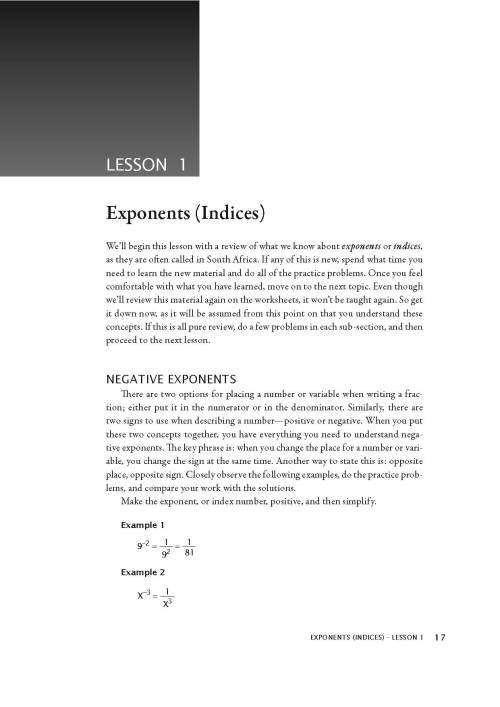 RSA Algebra 2 - Instruction Manual - MATH-U-SEE