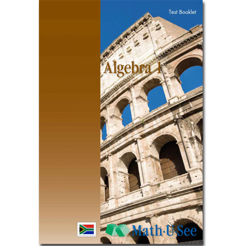 RSA Algebra 1 - Test Book - MATH-U-SEE