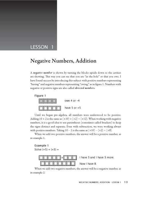 RSA Pre-Algebra - Instruction Manual MATH-U-SEE