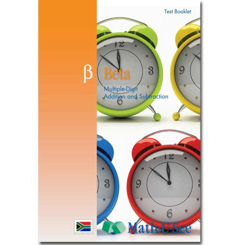 RSA Beta - Test Book MATH-U-SEE