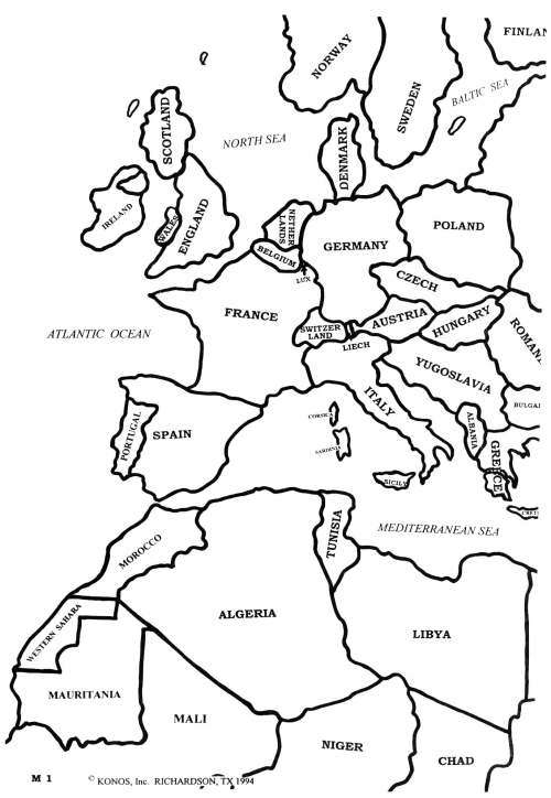 KONOS H.O.W. 1 - Timeline and Map Set (DAMAGED)