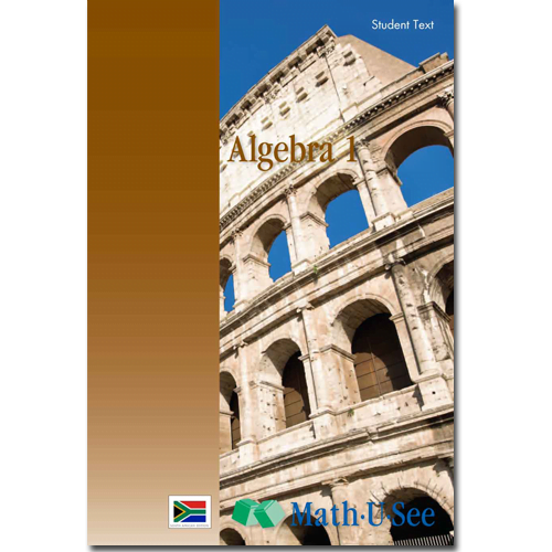 RSA Algebra 1 - Student Workbook MATH-U-SEE - MUS-ALG1-S