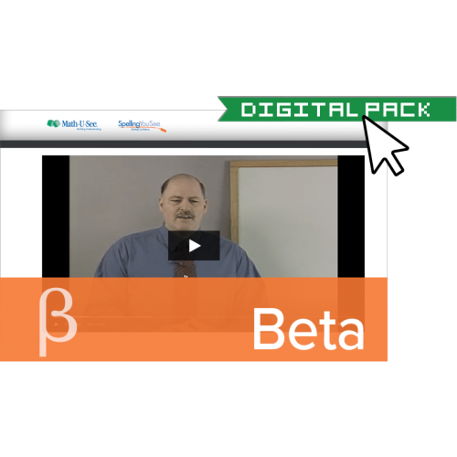 RSA Beta - Digital Pack. - MATH-U-SEE - DP-MUS-BET-S-1