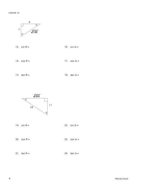 Pre-Calculus - Student Workbook - MATH-U-SEE