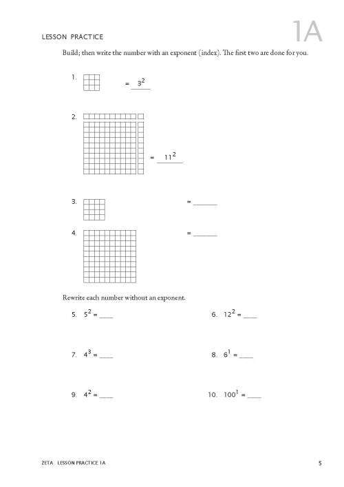 RSA Zeta - Student Workbook - MATH-U-SEE