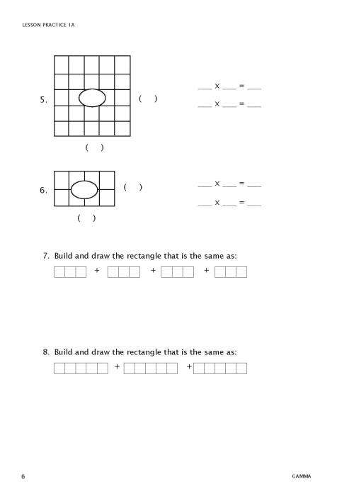 RSA Gamma - Student Workbook -MATH-U-SEE