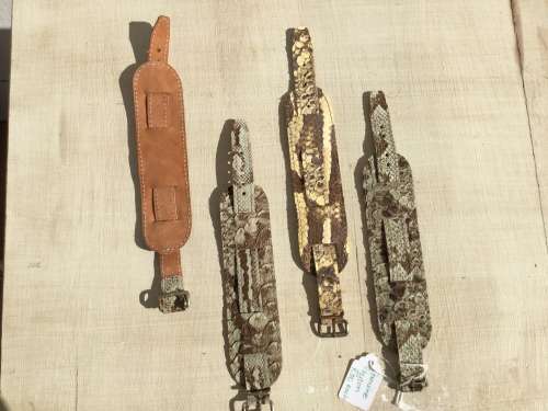 Python Leather Watch Straps