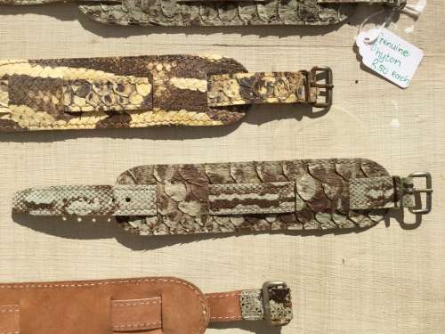 Python Leather Watch Straps