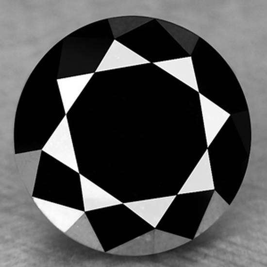 1.27 CTS RARE 100% NATURAL FANCY AAA BLACK DIAMOND - SUBLIME! - R1/NO RESERVE!