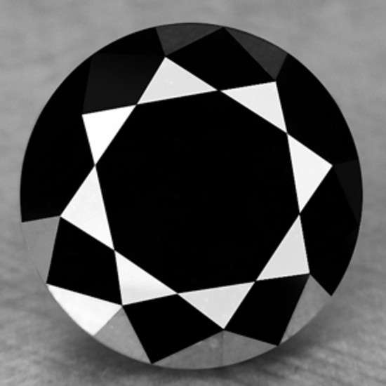 1.66 CTS RARE 100% NATURAL FANCY AAA BLACK DIAMOND - SUBLIME! - R1/NO RESERVE!