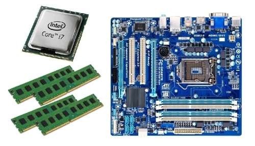 I7 CPU, Motherboard and RAM combo