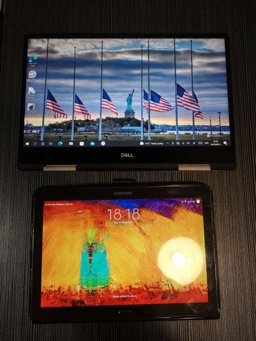 Dell i7 laptop 7386 HD touchscreen IPS display 2 in 1 Eighth generation laptop with SSD