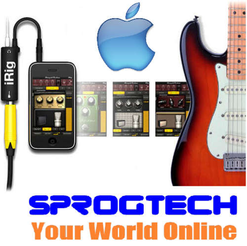 iRIG - AmpliTube iRig Adapter Plug your Guitar into your iPhone,iPod or iPad