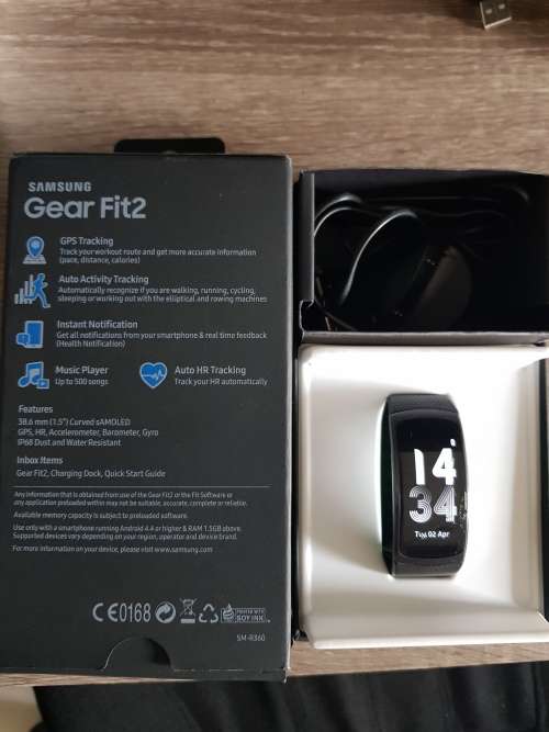 Samsung Gear Fit 2 Black Large Band