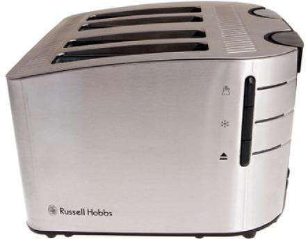 RUSSEL HOBBS 4 SLICE SATIN TOASTER
