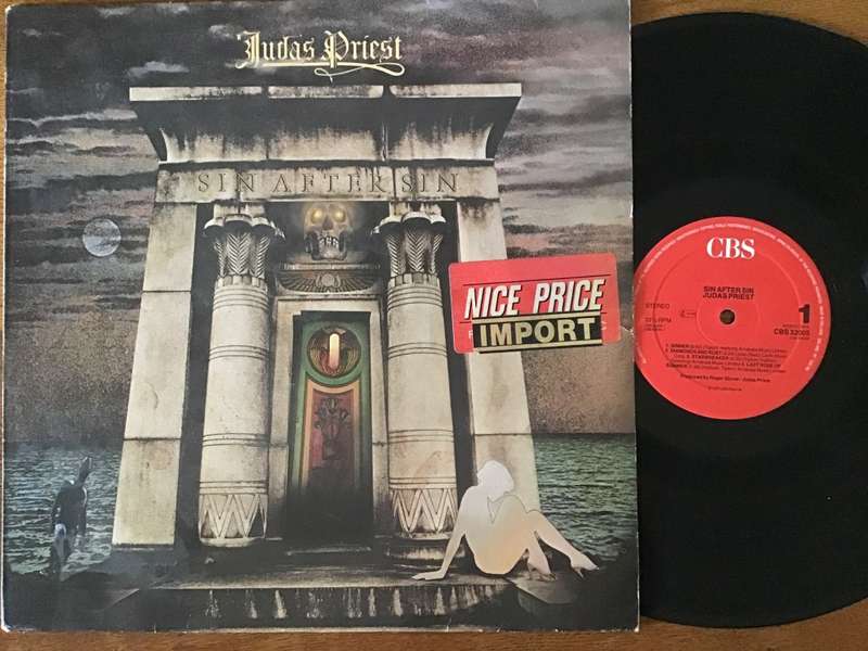 Judas Priest Sin After Sin Lp