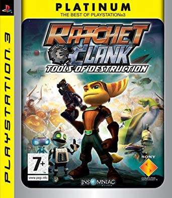 Rachet and Clank - Tools of Destruction (PS3) Game - Preowned Original Disk