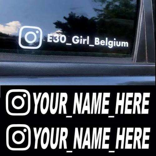 Custom made Car Window Stickers 2x side window Stickers