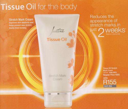 Justine Tissue Oil Stretch Mark Cream