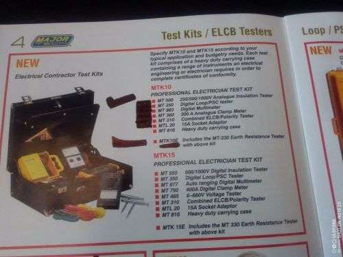 Professional Electrician Test Kit for certificate of compliance (COC)-See description for discount!