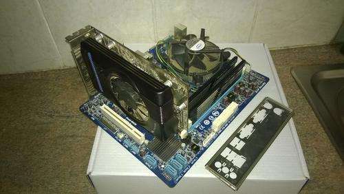 Intel Core2 Quad Q9400, LGA775 Motherboard, Radeon 7750 Combo