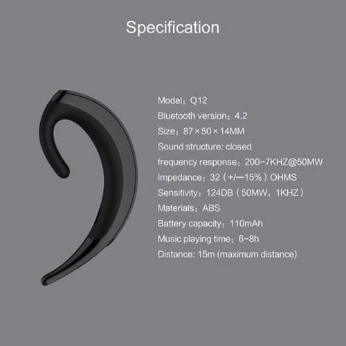 OVEVO Q12 Wireless Bluetooth Earphone