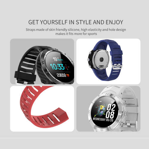DT08 Round Touch Screen Sport SmartWatch-Silver