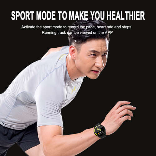K9 Waterproof Pressure Health Sleep Smart watch -Pink Steel