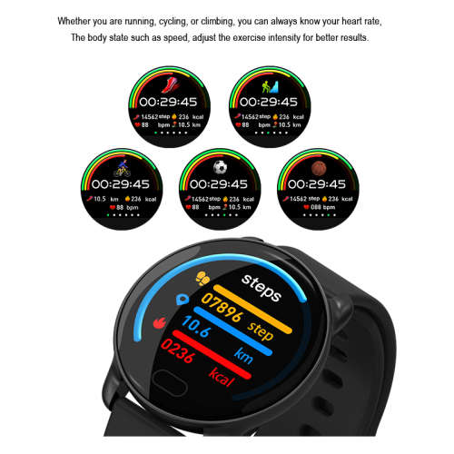 K9 Waterproof Pressure Health Sleep Smart watch -Pink Steel
