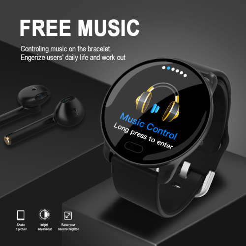 K9 Waterproof Pressure Health Sleep Smart watch -Pink Steel