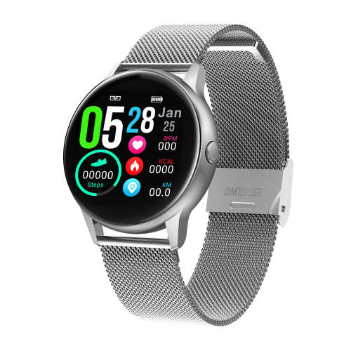 DT88 IP68 Waterproof Smartwatch - Pink Silicone
