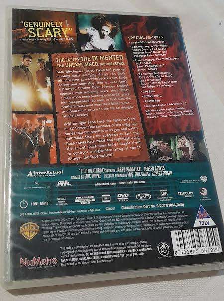 Supernatural Season One Dvd
