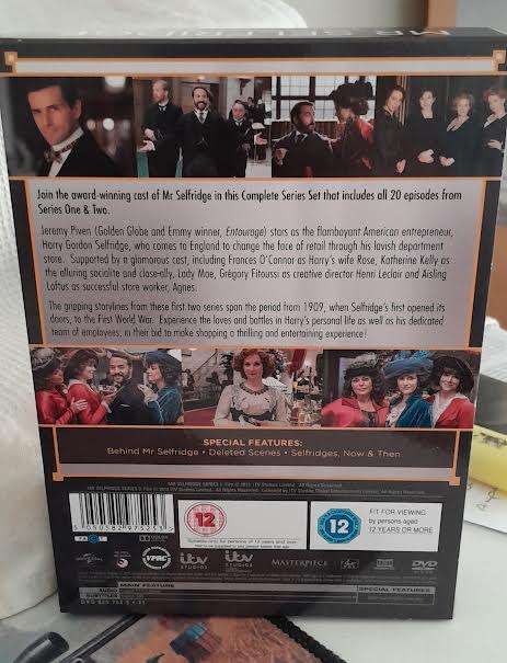 Mr Selfridge series one and two DVD