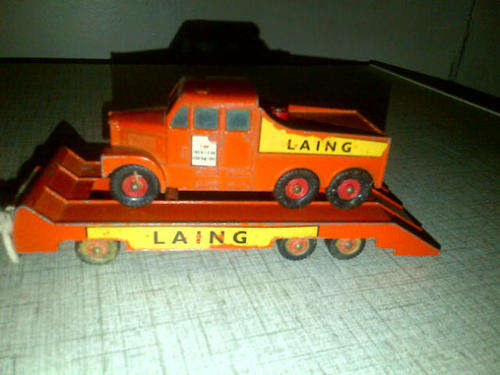 Matchbox car and trailer