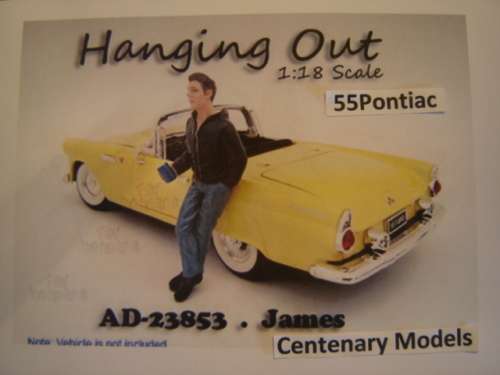 Cute Sc 1/18 American Diorama of  Hanging out James    -. Lots of Scale 1/18 Figurines available..