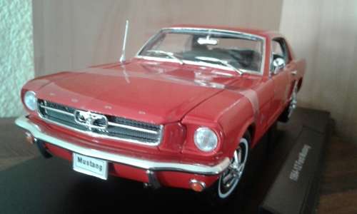 Promotion '64 Ford Mustang  Coupe  V8  Die Cast   1/18 -WELLY   New D/Box Gteed In Stock