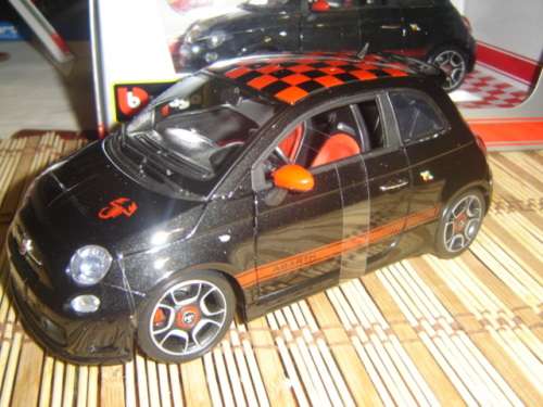 Fiat Abarth  Die Cast Model Sc  1/18  Burago  Italian  New in  Box Gteed-In Stock